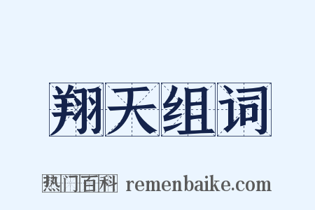 翔天组词是什么意思的图片